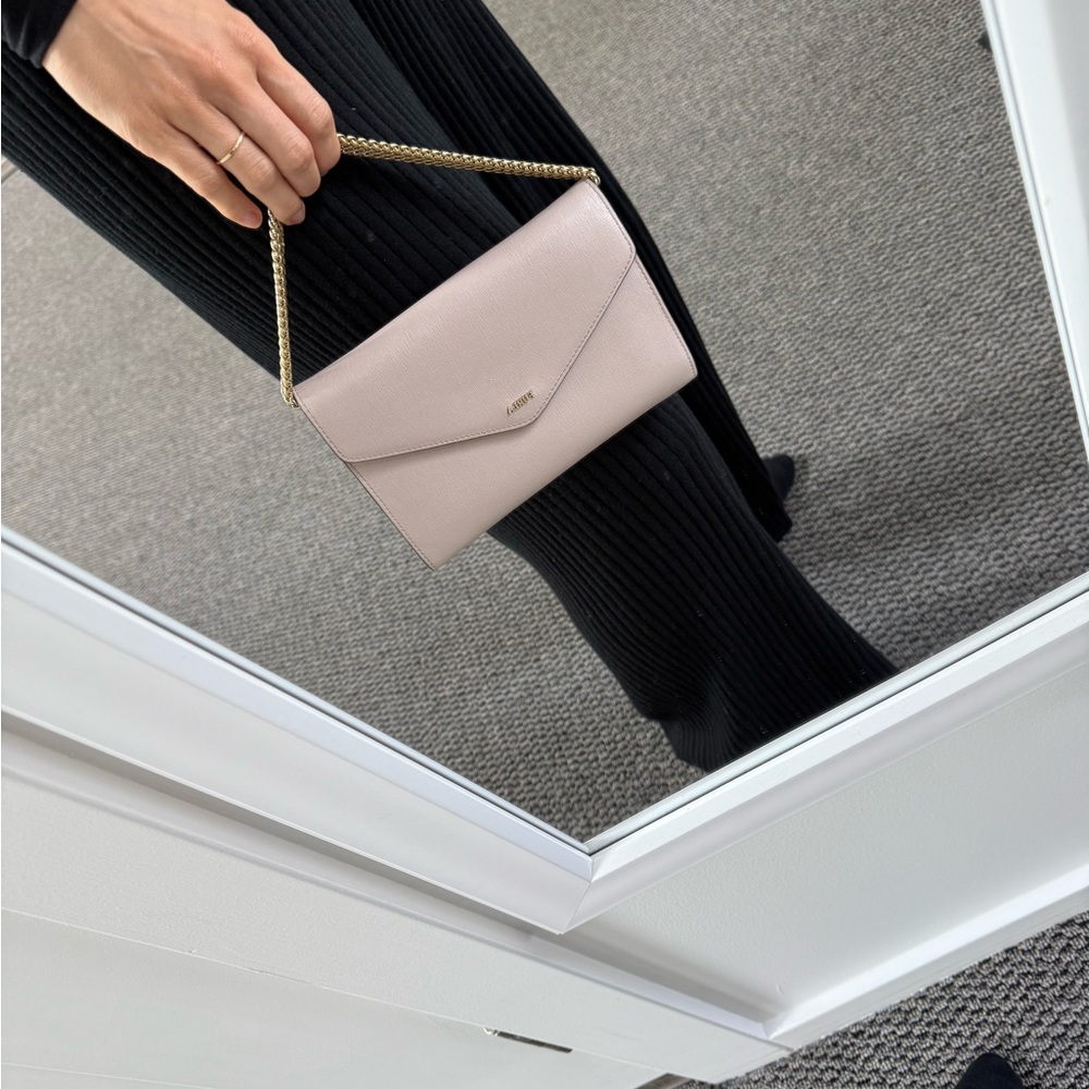 Furla Cream Crossbody Bag with Gold Chain - Picture 10 of 14